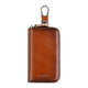 Cool Känguru KQ Leder-Schlüsselbeutel Herren Multifunktionsschlüssel-Clip-Schlüssel-Bag-Kartenbeutel Zwei-in-One-Speicherartifakt Cowhide Protective Cover Kaffee-Farb-T-Hanging-Modell