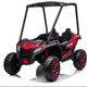 Mengxiaoou super large children's electric car four-wheeled toy car for men and women that can sit on a double off-road remote-controlled stroller for adults. Flagship red + all functions + soft wheels + 24V battery