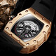Bugatti (Bonest Gatti) Смотреть фантомом серия Hollow German's Watch Watch Type Type Полностью автоматические часы мужские механические часы назад прозрачные часы BG9905-A1