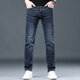 ROMON jeans men's spring and autumn 2025 new trendy straight long pants men's slim blue stretch casual pants men 1049 grey size 36 sizes waist 2 feet 8 suitable for 170-182 Jin [Jin equals 0.5 kg]