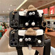 Bean-Tee Oppo Mobiltelefon Hülle Kohleball Puppenmünzen Brieftasche Schutzschutz Trendy Männer und Frauen Strap Crossbody Internet Promi Ehepaar einfach