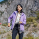 Lemon Plus Windbreaker de terciopelo debajo de los hombres y mujeres de la chaqueta de trabajo suave de la capa de la capa de la capa del estilo de la capa de plátano de plátano.
