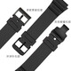 Fannu adapts to Casio small square AE-1200 1300 W-216 protruding resin 18mm silicone watch strap for men (C119) black-black original plastic buckle 18mm