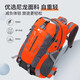 Pull back outdoor mountaineering bag men's and women's backpack travel backpack hiking mountain climbing travel lightweight waterproof water-reducing bag orange fabric upgrade