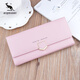 Cool Kangaroo KQ2024 New Women's Women's Long Clutch Fashion Version Coreano Versión Corea Simple Valor Multi-tarjeta Billetera Soft Billet