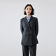 Lady Bird blazer, women's workplace high-end interview formal wear, small professional suit TZ03 black suit + slightly turned trousers, spring and autumn style M - suitable for 94-104 Jin Jin equals 0.5 kg and can be worn