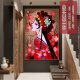 Shengshi Taibao Cross Stitch Painting Living Room Decoration Handmade Embroidery Chinese Style Bedroom Entrance Decoration Hua Dan Girl 50*65