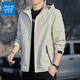 
Jeanswest Spring and Autumn Charge Jacket Men's New Men's Loose Hooded Removable Jacket Men's Windproof Work Top 6628 Light Gray 2XL Size (136-150Jin [Jin equals 0.5 kg])