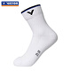 VICTOR chaussettes de badminton bas de serviette épaissi pour hommes chaussettes de sport professionnelles mi-longues absorbant la transpiration, respirantes, confortables et antidérapantes SK-149 SK149F/bleu nautique Taille unique 25-28 cm