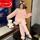 
COMPLETE KITCHEN Autumn and winter furry and velvet pajamas ladies large size fat fat mm200Jin [Jin equals 0.5 kg] Add fat and add milk velvet WY-1278# pink M code 80-100Jin [Jin equals 0.5 kg]