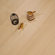 Vinoyas neuer dreischichtiger masser Holzfußböden 12mm Haushalt wasserdichte Verschleiß-resistenten E0 Massivholz Composite 15mm Bodenheizung Block mehrschichtiger Massivholz 1281-12 mm nacktes Brett