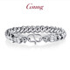GsunG platinum men's bracelet PT950 faucet bracelet platinum men's bracelet Thai chain is shiny and needs to be customized. Customization of about 80 grams is priced by the gram.