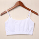 Ji Yafu without breast pads, sports underwear, bottoming straps, tube top, anti-exposure, half-length short navel-baring vest, women's cotton, white, one size fits all (good quality - high elasticity)