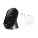 La version définie Huawei (Huawei) Vertical Wireless Charger (Max 80W) comprend 100W Charger + 6A Câble de données pour téléphone mobile Huawei Pura 80 Série Obsidian Gray