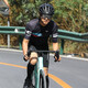 Capitán Tas (Tosuod) Summer Cycling Traje de ciclismo Ciclismo Top de manga corta para hombres y mujeres Bicicletas de montaña Roading Relling Rellable Rayas blancas L