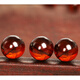 Fat Donglai's same style Valentine's Day gift amber single bead natural blood amber loose bead single round bead blood amber round bead 8mm/piece (small hole)