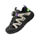 Zuoxi boys' sneakers children's shoes 2025 new button functional mesh breathable casual tracing shoes black 34