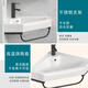 Triangular washbasin corner washbasin washbasin triangular basin washbasin small all-in-one bathroom mini 30 triangle bracket basin with faucet mirror