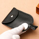 MONBERS Kopfschicht Cowide Multifunktions-Schlüsselbeutel Auszug Mini Compact Key Bag große Kapazität männliche und weibliche Autoschlüssel universelle Kaffeefarbe