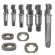 Kleine Windkanonenzubehör Frontspindel Hit Block Swing Block Impact Hammer Block Schlaganonse Pneumatische Schraubenschlüssel Windkanonenzubehör Sammlung 3880 kleine Windkanonenwelle 1/2 Zoll