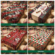 Clcey Tischdecke Einweg -Tabllotzdeckel Red Atmosphäre Ess -Tischdecke Rechteckige dekorative Retro -Tee ZB1278 LU LING XIAOXIAO 60x90 cm geeignet für kleine Tee Tisch geeignet