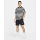 
Nike (NIKE) [Jinlang Sports] Men's Fashionable and versatile Retro Striped Lapel T-shirt FN3897-010 FN3897-010 L