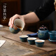 Mi Xiaoshu travel tea set home portable ceramic teapot quick cup Mid-Autumn Festival and National Day gift birthday gift travel tea set [anti-scald upgrade]