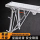 JieShunxing Dekoration Pferdhocker Klapphebe Verdickung Hochhocker Innenschabt Putty Construction Multifunktionales mobiles Gerüst Teleskop 120 cm lang 25 cm breites Modell 16852 Neues Upgrade-verdickter Modell (kostenlose Ersatzteile)