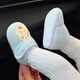 Midur baby soft sole shoes 0-6 spring and summer baby toddler shoes for newborns and young children's shoes for three months 8 non-slip steps before cute yellow (small rabbit single shoes) 12.5 inner length 12.5 cmL (recommended from December to August)