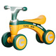 Ha Dinglong Children's Balance Car 1-3 Years Old Boy Toy Girl Without Stepping Car Baby Sliding Car Kid Four-wheel Car Amber Green 2-4 Years Old [Lighting Music]