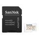 SanDisk 256GB TF (MicroSD) memory card 4K V30 U3 is suitable for home monitoring and driving recorder memory cards. It is durable and has longer recording time.