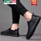 卡帝乐鳄鱼（CARTELO）全牛皮男鞋2025春秋季男士运动休闲皮鞋透气软底板鞋时尚百搭潮流 2603增高棕色 40