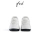 Fed Mall Soms de chaussures blanches à semelle épaisse automne Nouvelles chaussures pour femmes chaussures de sport en cuir r0904-yab679 bleu / blanc 38