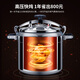 Wanbao pressure cooker large capacity commercial hotel pressure cooker steaming rice canteen porridge explosion-proof explosion-proof aluminum alloy gas model 22cm 5L