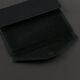 Time Scissors New Sunglasses Folding Glasses Case Portable Sunglasses Case Wood Grain Retro Men's and Women's Triangle Glasses Case Black