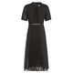 Eitie Modemtemperatur gepresst und ausgestattet Taillenkleid Sommer Neues High-End-Frauenschwarz-Kleid mit Solid Color B2407314 Minimalist schwarz 20 2xl 175