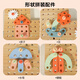 Burjuman Little Engineer Toy Wooden Repair Tools Toolbox Set Toy Toy Table Table Simulation House Player Great Green Desapsembly Tuerca Tuerca Tabla de color Pack] 695*30*97