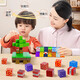 Minecraft Magnetic Square Education Kinderspielzeug 3-6-12 Jahre alter MC Magnet Bausteine ​​für Jungen und Mädchen Geburtstagsgeschenke Zufallsmodell [300 Partikel + 10 Figuren] Geschenkboxpackung