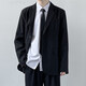 星禾莱DK制服一套休闲西装男套装痞帅高校学生小西服男女班服外套学院风 西服+衬衫+长西裤+领*带 L 110-128斤