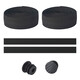 Lingmai road bike ultra-light sponge handlebar tape EVA bicycle strap handlebar tape super EXS handlebar tape EVA black