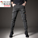 Woodpecker (TUCANO) 2024 Spring and Autumn New Work Pants Men's Trendy Brand Multi-Pocket Thickened Retro Casual Men's Pants Slim-fit Legging Pants 691 Black 28
