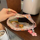 JD Logistics Cute puppy cosmetic bag Japanese style ins simple portable large capacity toiletry bag clutch bag garden puppy without pendants