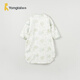Tongtai Baby Single Back Spring and Summer Pajamas Pajamas Gasza delgada de manga corta Cojín de patada integrada Cojín Universal All Seasons Green (4 Mangas removibles del frente) 73 cm (altura recomendada 75-90 cm)