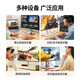 绿联HD106 HDMI转DVI转换线 DVI转HDMI 4K60Hz高清线双向互转连接线笔记本外接电脑显示器屏幕高清 【圆线款】黑色 告别闪屏 1.5米 11150