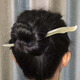 Self-defense horn hairpin modern simple retro style Hanfu headdress long daily female ponytail hairpin about 15 to 17 cm high quality