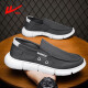 
Huili men's shoes old Beijing cloth shoes summer new men's breathable canvas shoes one-legged work waterproof and anti-slip chef's shoes gray (on the election size smaller) 40