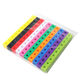 Bâtiments de construction de jouets à carré numérique mignon de 1 à 100 jouets d'assemblage pour enfants cube carré montessori puzzle mathématique [sac] bloc de bloc 50+ dessins