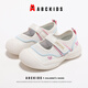 ABC Children pour enfants Chaussures pour filles Big Toe Chaussures confortables et légères Princess Chaussures Chaussures de sport pour enfants 3576 mètres Rose bleue Taille 29