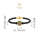 
Chow Tai Fook MONOLOGUE National Tide General Armor Guarding Courage Golden Transshipment Bead for Men and Women MR1477 Brave 17.5cm