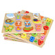 Lirifen ABCD English Alphanumeric Pinyin 26 Englische Puzzle Kinder Bausteine Spielzeuglernboard Kleinbuchstaben Board m